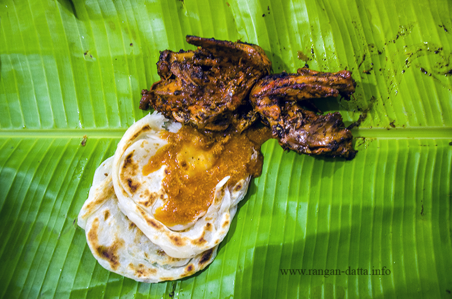 Tenkasi Parotta with Salna border parotta 3