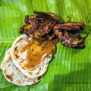 Tenkasi Parotta with Salna